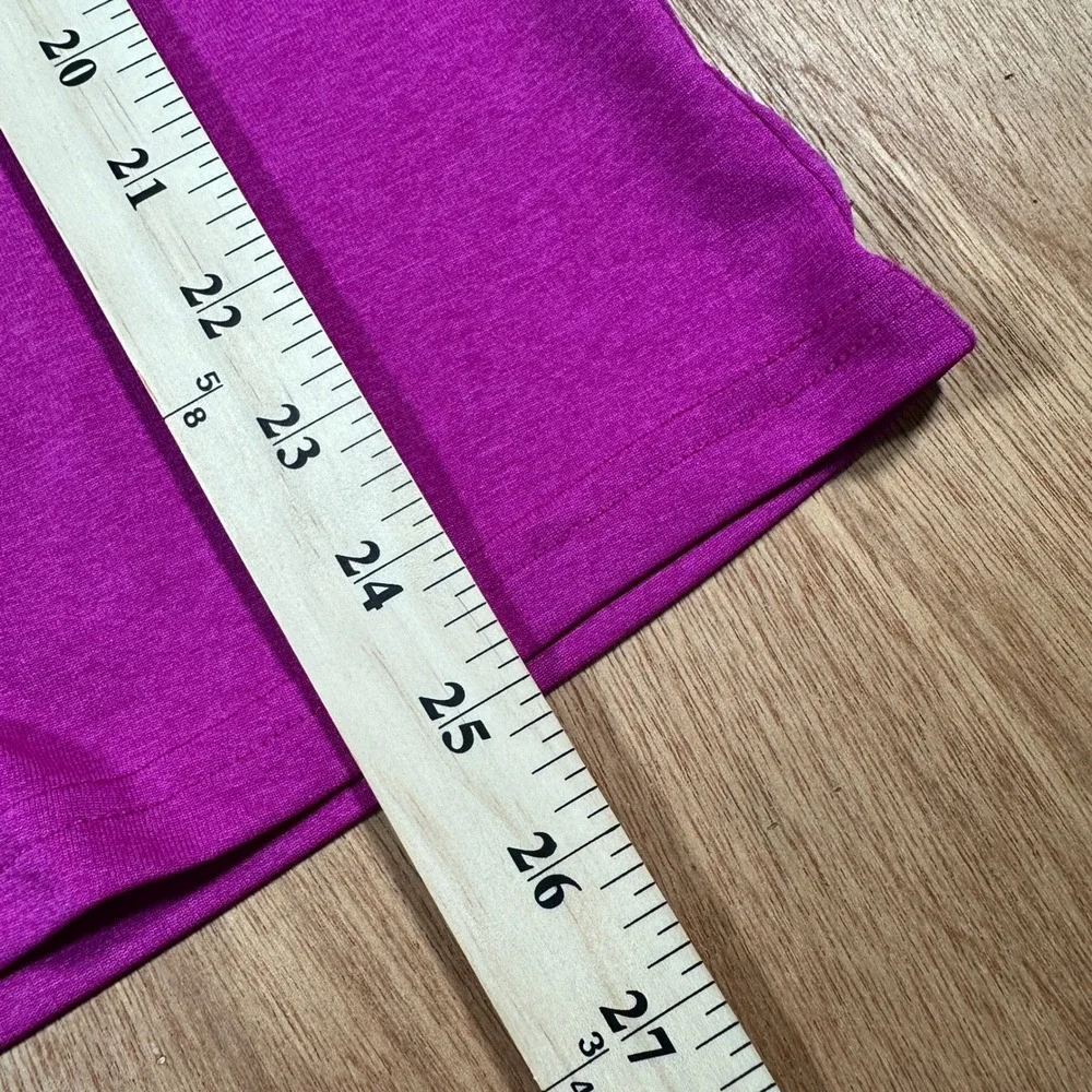 Nike Dri-FIT Womens Medium Long Sleeve Running Athletic Shirt Purple Pink